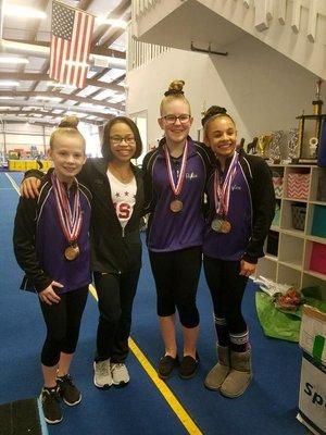 Gym Starz gymnasts meet Morgan Hurd, 2017 World Champion and 2018 American Cup Champion