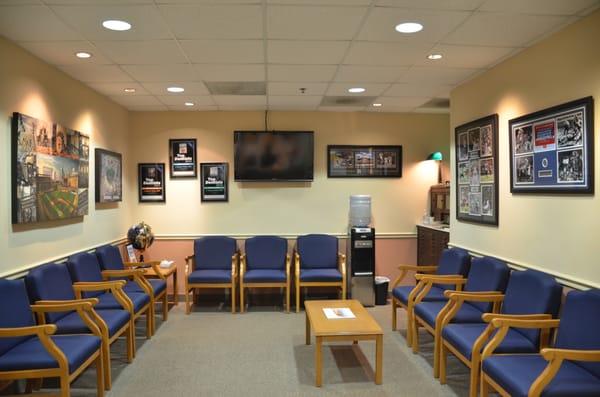 Our laid back reception area.