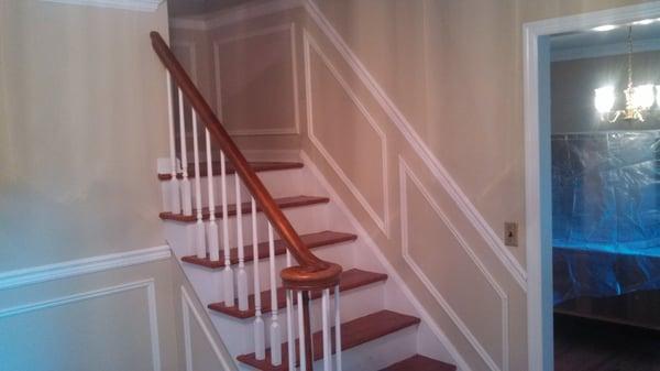 Staircase Picture Framing