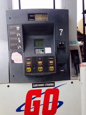 New gas pumps