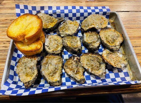 Chargrilled oysters