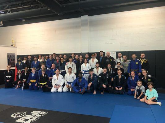 Elite Jiu-Jitsu. A Typical Monday class