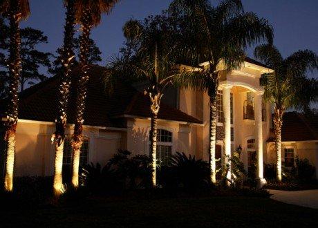 Outdoor lighting installation