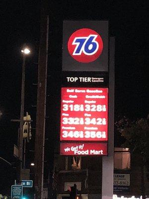 Gas prices 2/18