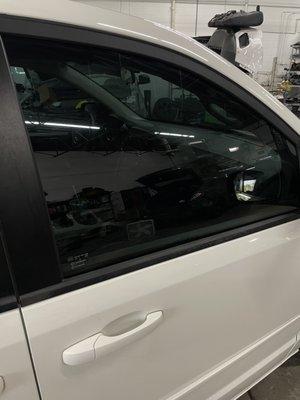 35% tint applied for front two windows