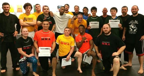 Adult MMA students earn rank as well!