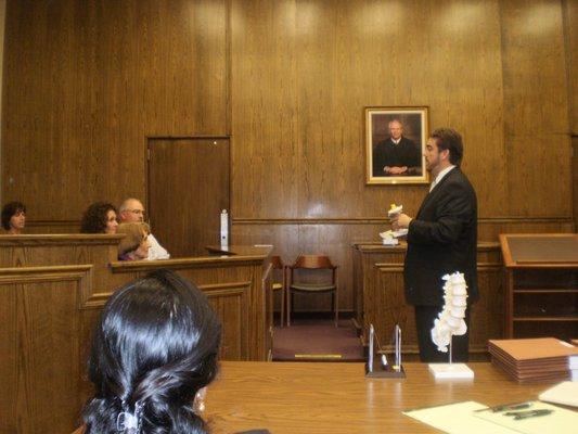 Aaron Woods in court