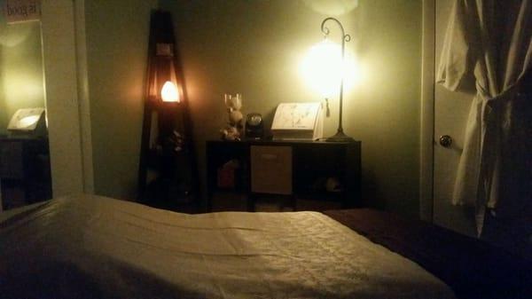 Inside the massage room