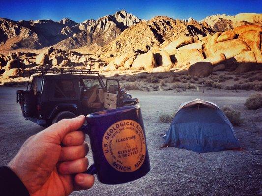 Camping in the Alabama Hills