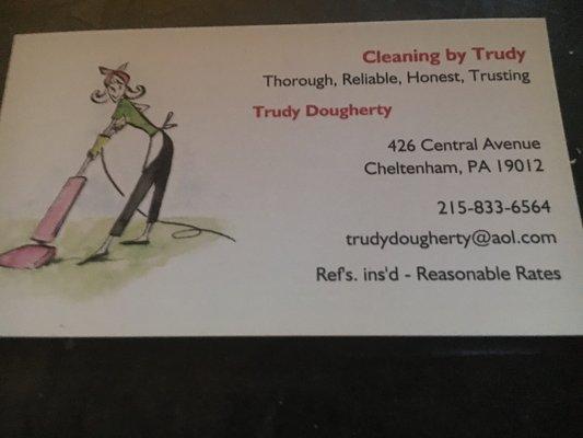 Cleaning by Trudy