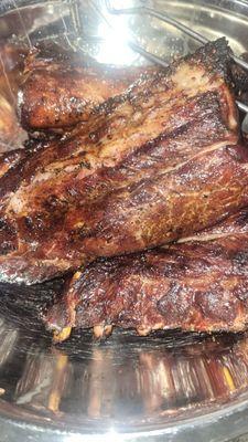 Spicy Asian flavored baby backs