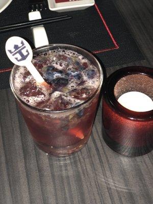 I believe the name of this drink was Geisha