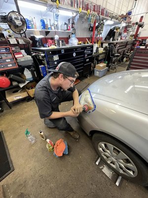 Headlight restoration