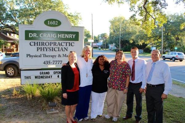 The loving staff of Henry Chiropractic