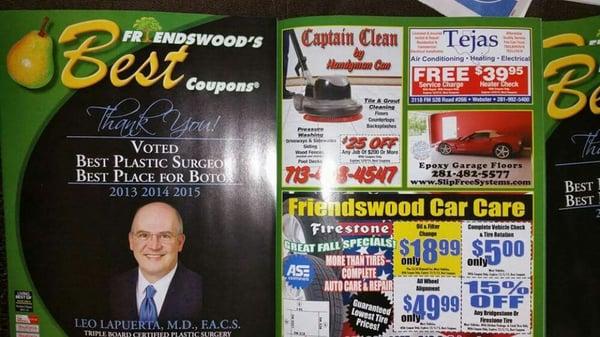 Our first Ad in Best Coupon Publications!