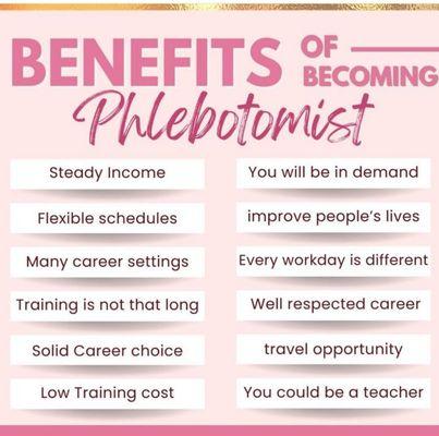 Benefits of becoming a phlebotomist