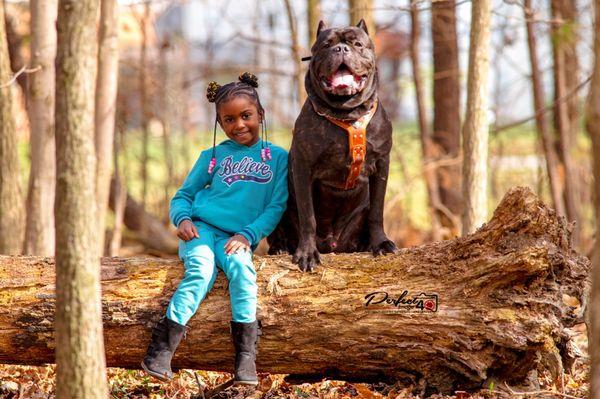 Girl and her dog!