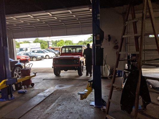 This defender will be a nice addition to our Austin roads!