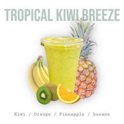 Tropical kiwi breeze