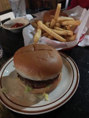 Burger & fries