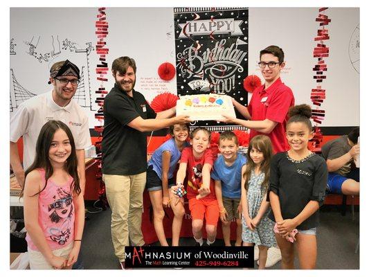 Students enjoy their time at Mathnasium