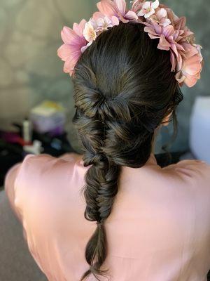 Bridesmaid updo