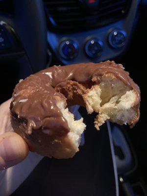 Chocolate cake donut