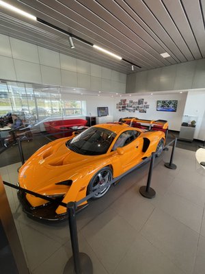 A Senna in the showroom for sale