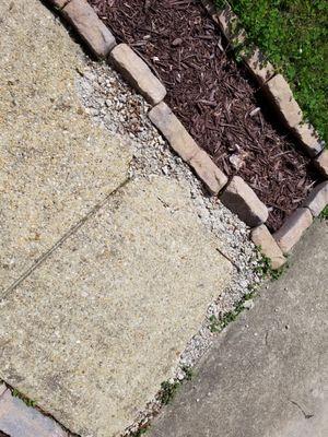 Tried to get crumbling walkway fixed the whole time we lived there. Often indisposed landlord wouldn't fix.