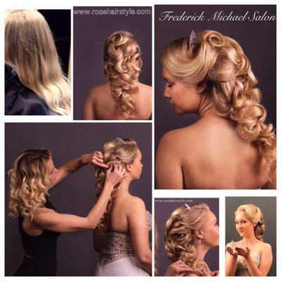 Wedding Hairstyle . Thank you so much Freddie  for professional foto shoot....