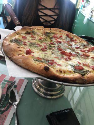 Pesto pizza