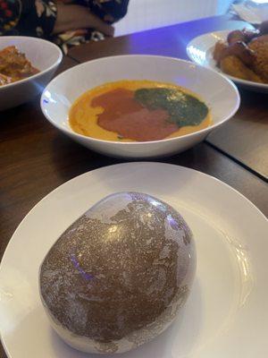 Amala and Gbegiri & Ewedu