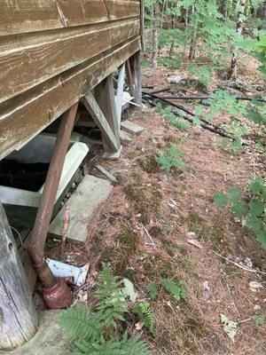 Junk laying around the cabin