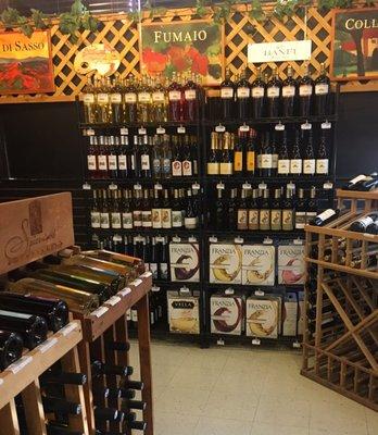 Wine area.