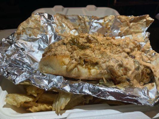 Cajun Chicken Cheesesteak