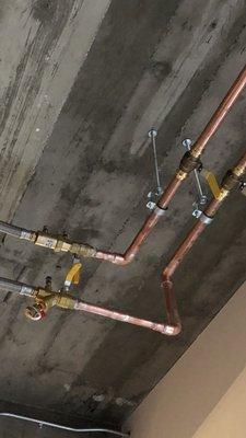 Commercial Supply and Return piping, San Francisco, CA