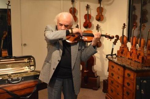 Daniel Shindarov, ex concertmaster of the Los Angeles Chamber Orchestra playing on a valuable 1741 J.B. Guadagnini