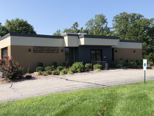 Spring Valley Dental Group across the street from Schnucks on Highway 50, in O'Fallon, IL.