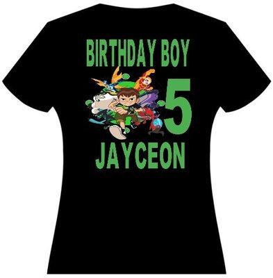 BEN10 BOYS BIRTHDAY SHIRTS