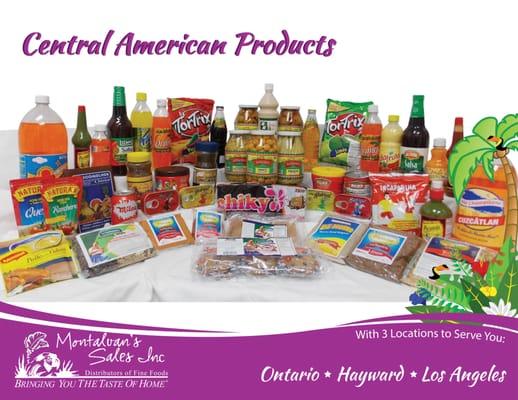 A few of our best selling Central American Products