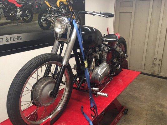 Customizing a 1968 Triumph