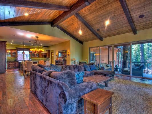 Custom cabin home we built in the Lake Tahoe area.