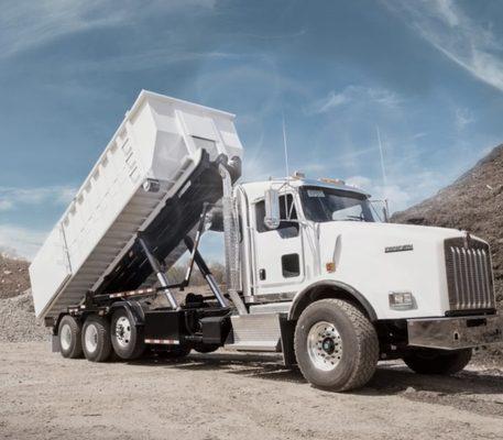 Flexing our dumpster truck