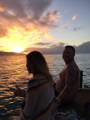 Sunset tour with #treyadams aloha!!!