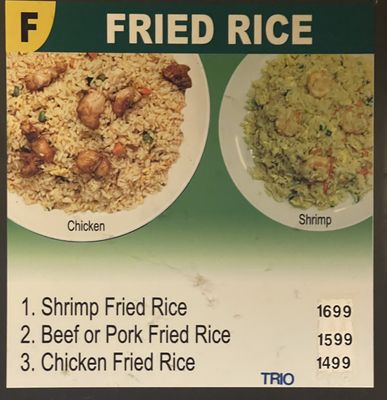 MENU: Fried Rice