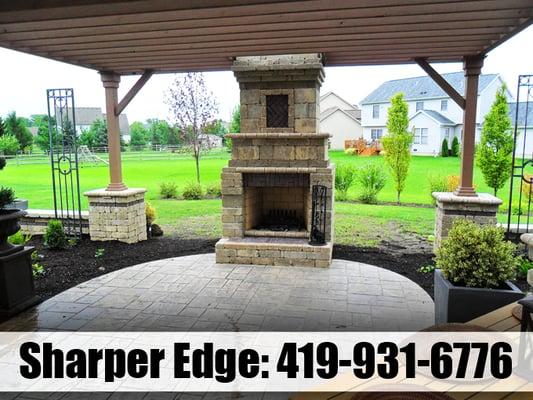 Masonry Outdoor Fireplace Toledo Ohio