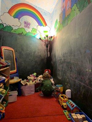 Kid play area.