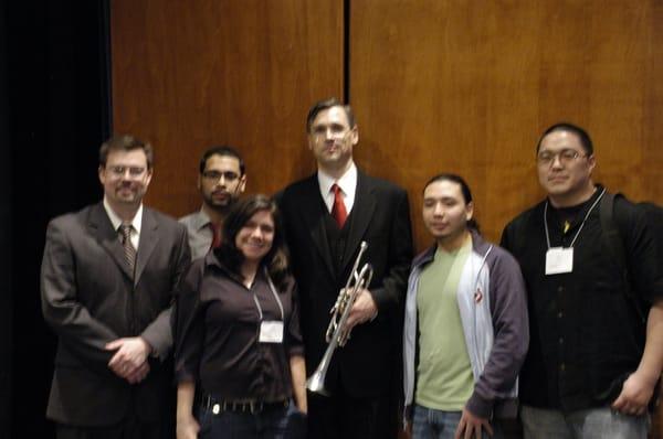 attendees with John Hagstrom from the Chicago Symphony Orchestra