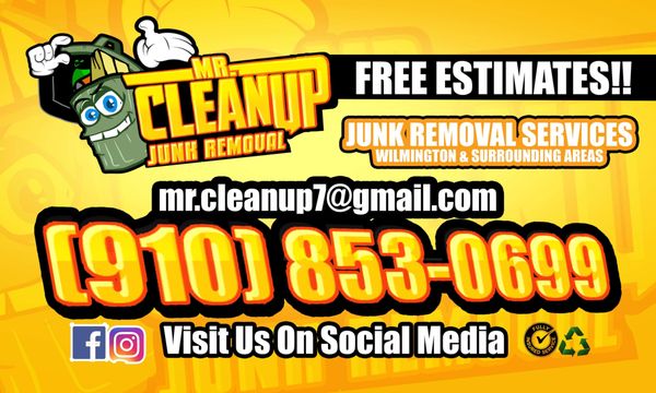 Junk Removal serving Wilmington, and surrounding areas