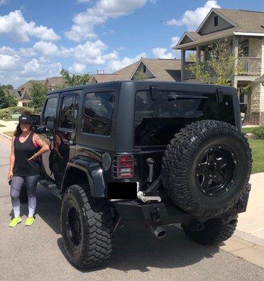 My daughter loves her new Jeep that I bought her. We traded in her Ford Fusion.